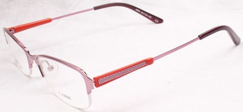 2016新款高档双色电镀眼镜框女款镜腿镂空半框8965 54-15眼镜架